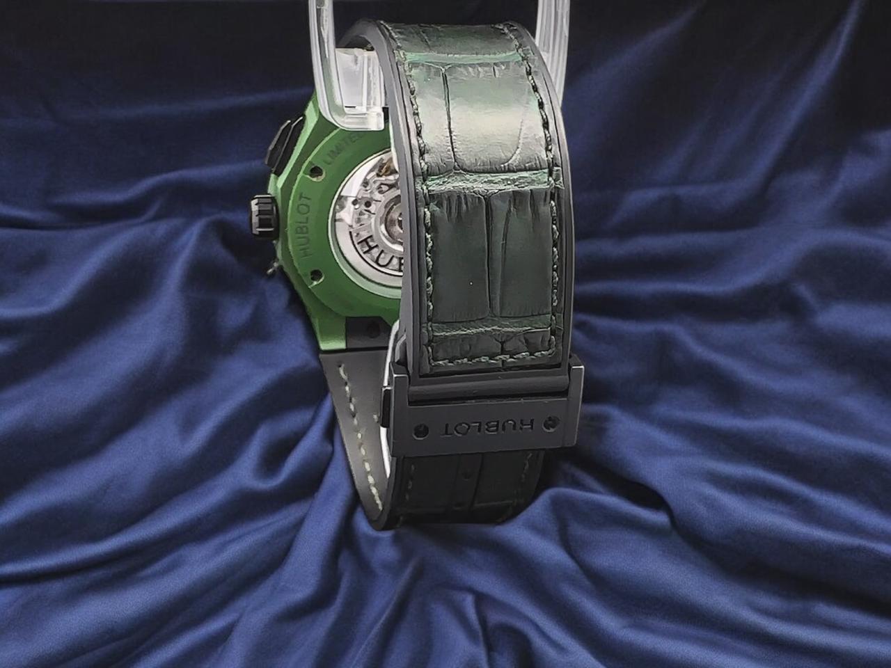 Hublot Classic Fusion Aerofusion CHRONOGRAPH ORLINSKI GREEN CERAMIC 45MM LIMITED EDITION - 99/100 Ref. 525.GX.0179.LR.ORL19 - view 8