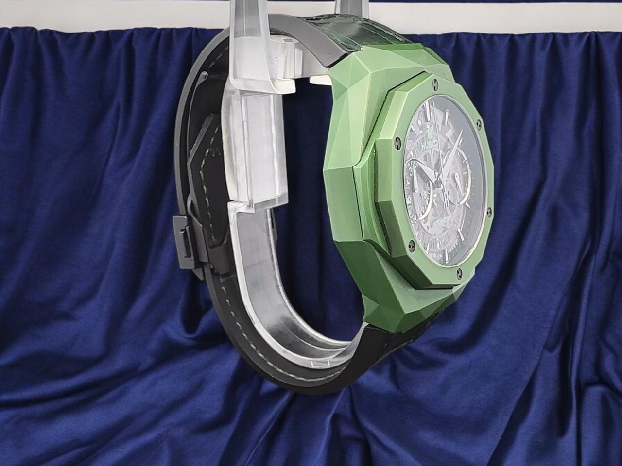 Hublot Classic Fusion Aerofusion CHRONOGRAPH ORLINSKI GREEN CERAMIC 45MM LIMITED EDITION - 99/100 Ref. 525.GX.0179.LR.ORL19 - view 14