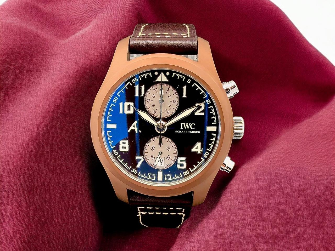 IWC Pilot Chronograph Edition Saint Exupery ‘The Last Flight’ Reference IW388005 Platimum 17 pcs limited Pristine condition