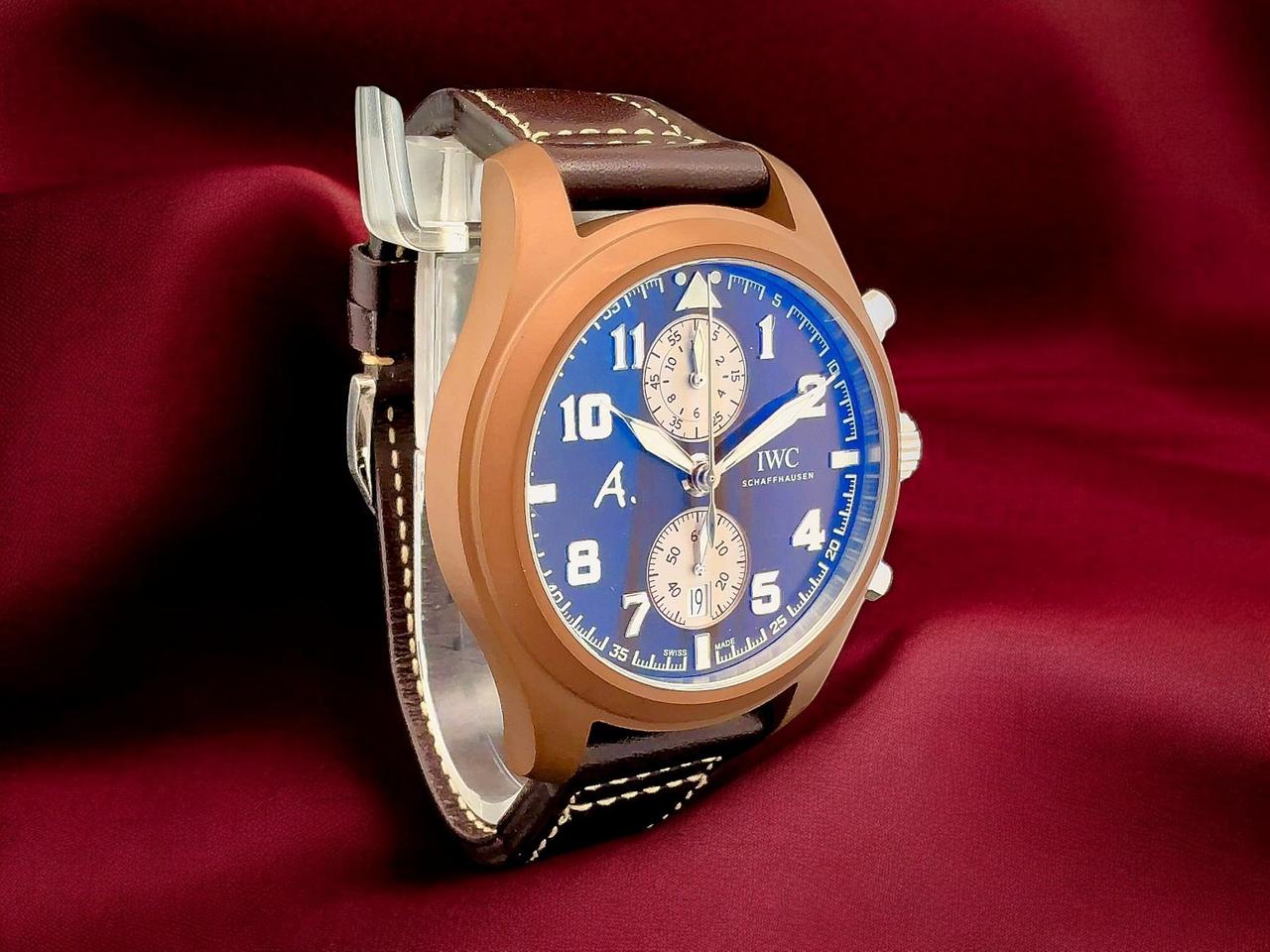 IWC Pilot Chronograph Edition Saint Exupery ‘The Last Flight’ Reference IW388005 Platimum 17 pcs limited Pristine condition - view 15