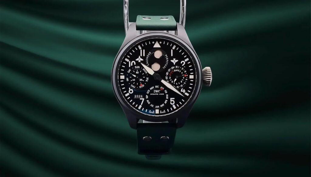 IWC Big Pilot Top Gun Perpetual Calendar Ceramic 48mm IW502902 2016 dated immaculate condition
