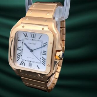 Cartier Santos 18k Watch Large WGSA0029 - view 2