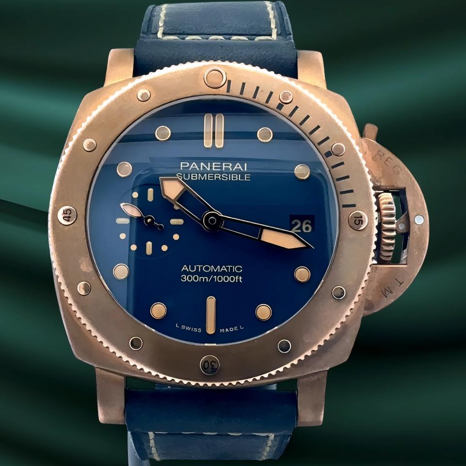 Panerai Submersible Luminor 2025 Submersible 42 3 Days Automatic Bronzo Blu Abisso PAM01074 Full set Ref. PAM 01074
