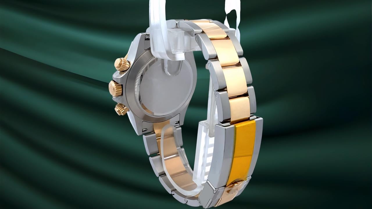 Rolex Daytona Cosmograph Daytona 116503-0008 Stainless Steel / Yellow Gold / Black - Diamond Dial Fullset - view 7