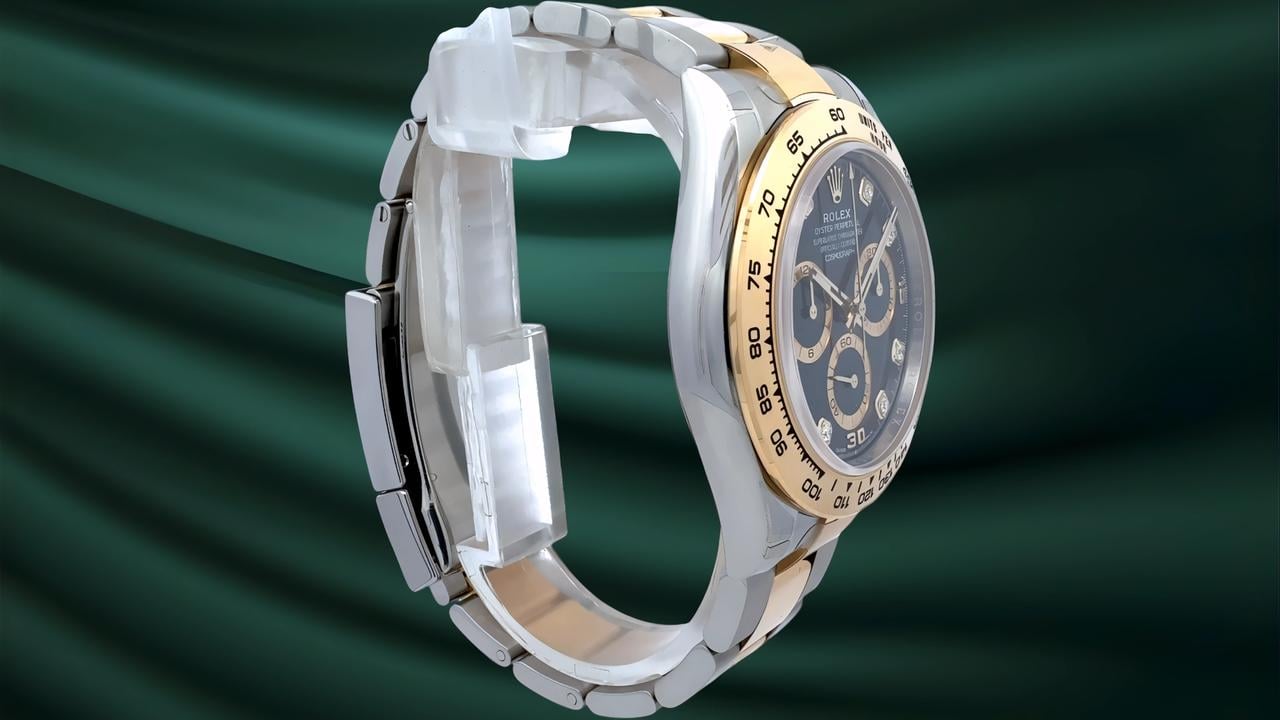 Rolex Daytona Cosmograph Daytona 116503-0008 Stainless Steel / Yellow Gold / Black - Diamond Dial Fullset - view 14