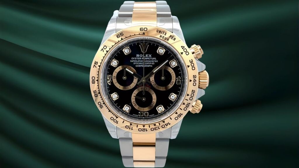 Rolex Daytona Cosmograph Daytona 116503-0008 Stainless Steel / Yellow Gold / Black - Diamond Dial Fullset