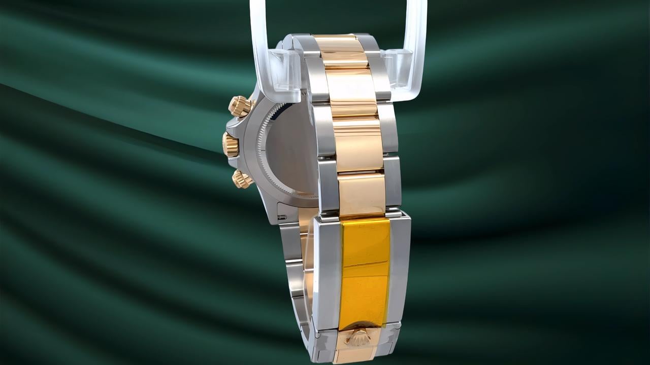 Rolex Daytona Cosmograph Daytona 116503-0008 Stainless Steel / Yellow Gold / Black - Diamond Dial Fullset - view 8