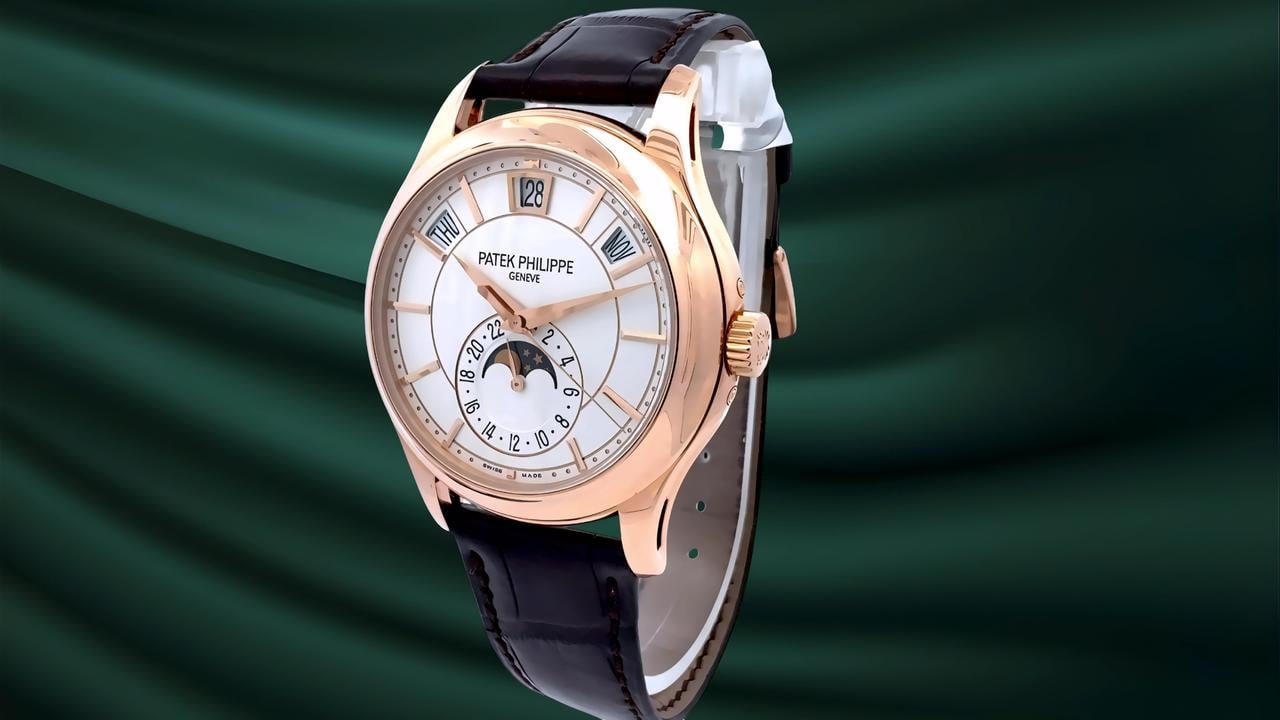 Patek Philippe Annual Calendar 5205 Rose Gold White Dial 40mm 5205R-001 Full Set - view 2