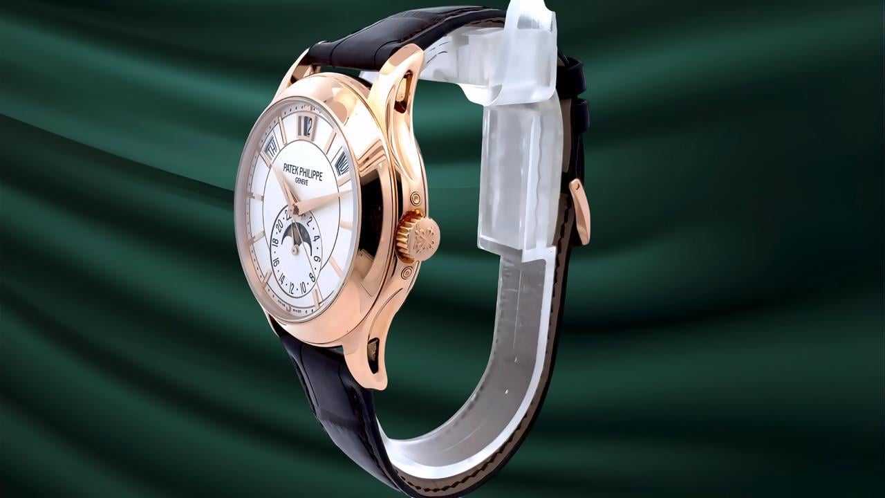 Patek Philippe Annual Calendar 5205 Rose Gold White Dial 40mm 5205R-001 Full Set - view 3