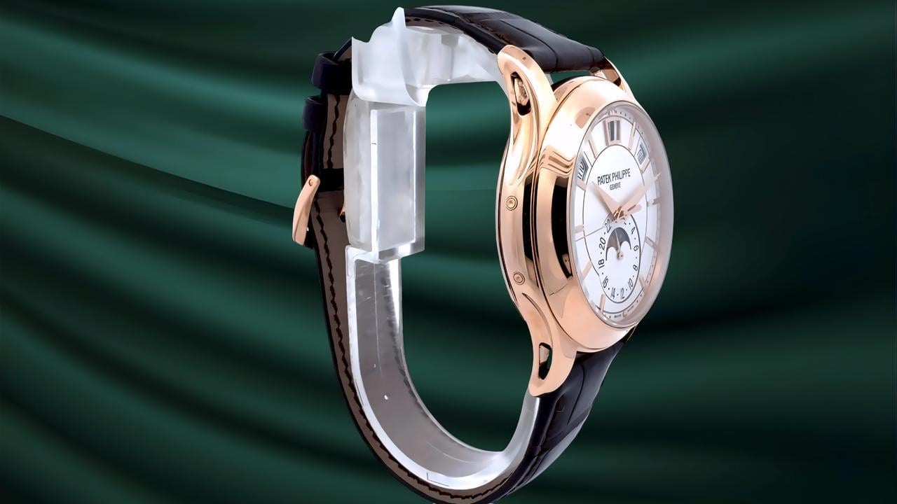 Patek Philippe Annual Calendar 5205 Rose Gold White Dial 40mm 5205R-001 Full Set - view 14
