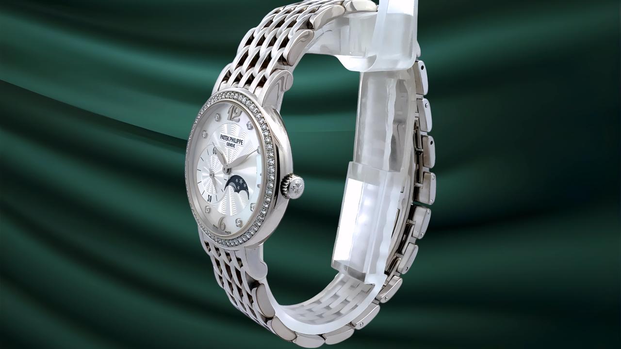 Patek Philippe Calatrava Moon Phase 4958 White Gold Manual 31mm Full Set Ref. 4958/1G-001 - view 3