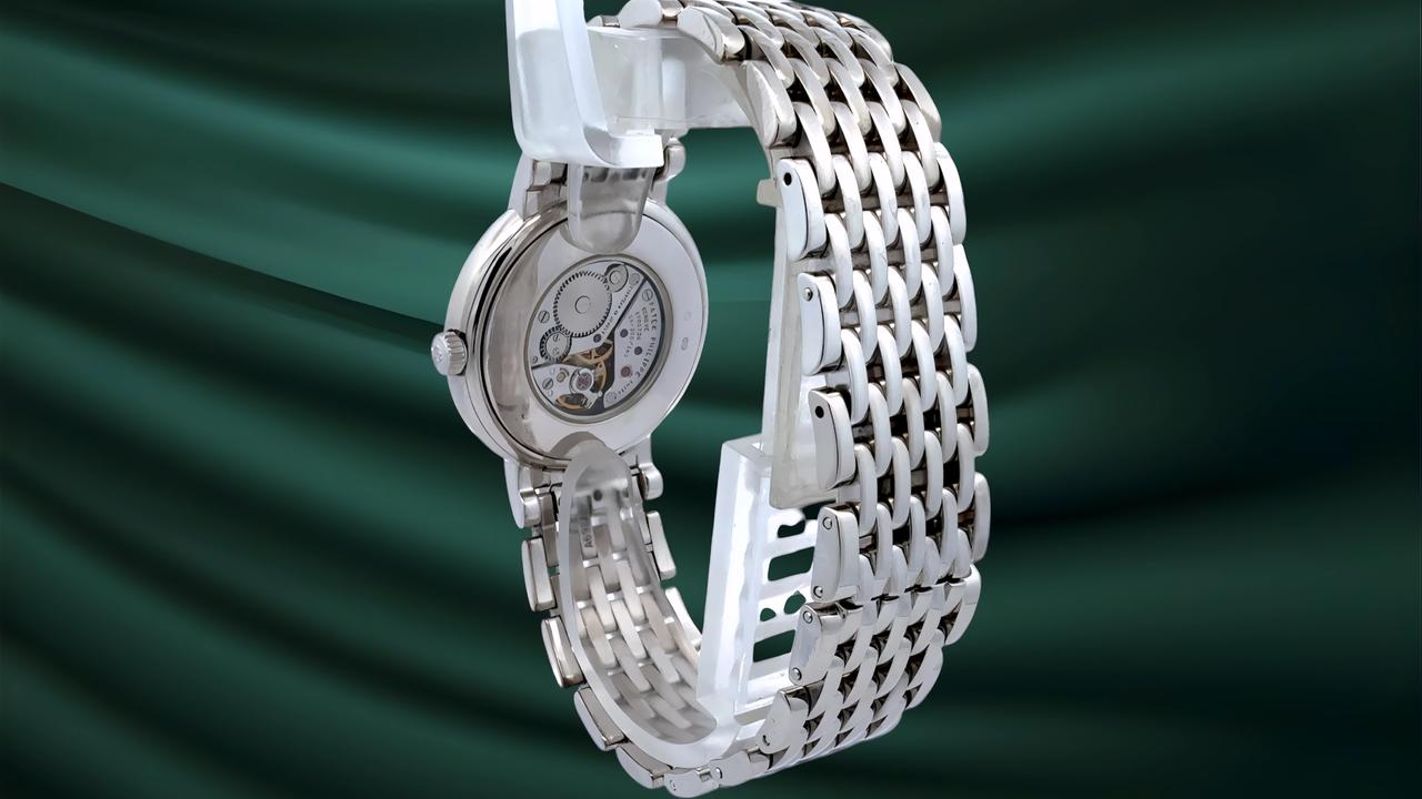 Patek Philippe Calatrava Moon Phase 4958 White Gold Manual 31mm Full Set Ref. 4958/1G-001 - view 7