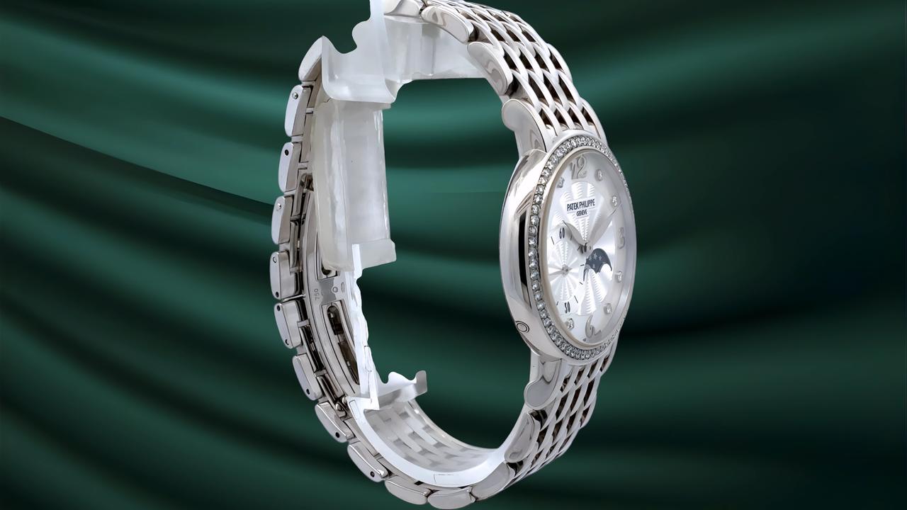 Patek Philippe Calatrava Moon Phase 4958 White Gold Manual 31mm Full Set Ref. 4958/1G-001 - view 14