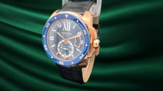 Cartier Calibre de Cartier Diver Pink Gold / Blue dial 42mm WGCA0009 Full Set - view 2