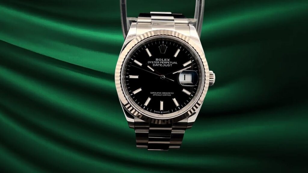Rolex Datejust 126234-0016 Datejust 36 Stainless Steel / Fluted / Black / Oyster