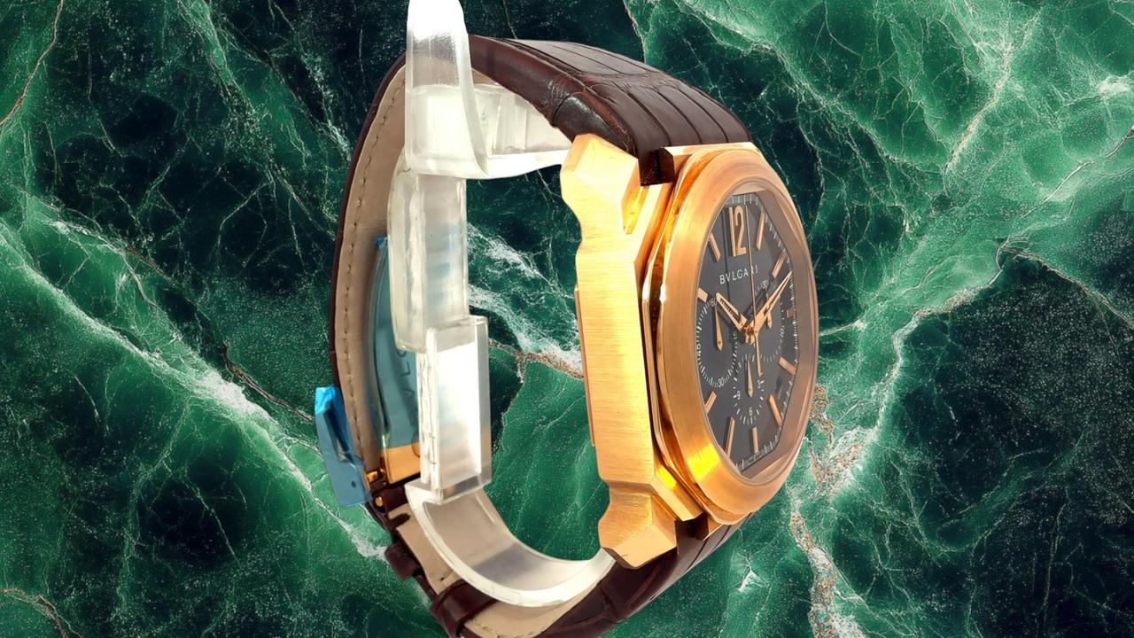 Bulgari Octo Velocissimo Brown Dial Chronograph Men's Watch 18k Rose Gold 102259 Ref. 102259 BGOP41C11GLDCH - view 9