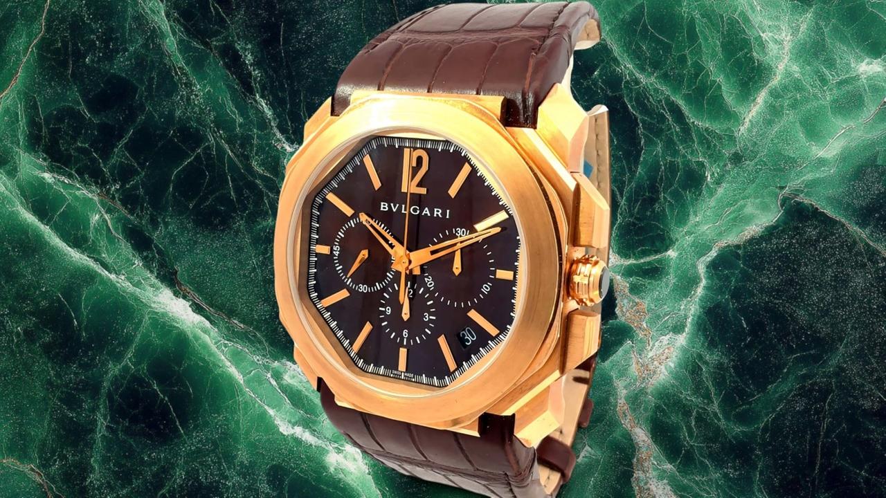 Bulgari Octo Velocissimo Brown Dial Chronograph Men's Watch 18k Rose Gold 102259 Ref. 102259 BGOP41C11GLDCH - view 2