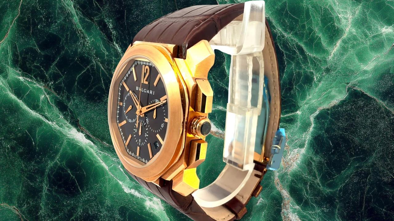 Bulgari Octo Velocissimo Brown Dial Chronograph Men's Watch 18k Rose Gold 102259 Ref. 102259 BGOP41C11GLDCH - view 3