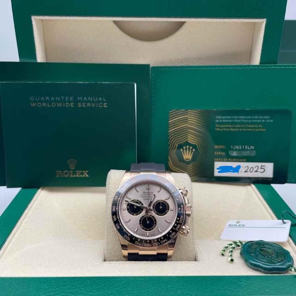 Rolex Daytona Cosmograph Daytona Everose - Cerachrom / Sundust - Black / Oysterflex 126515LN-0006