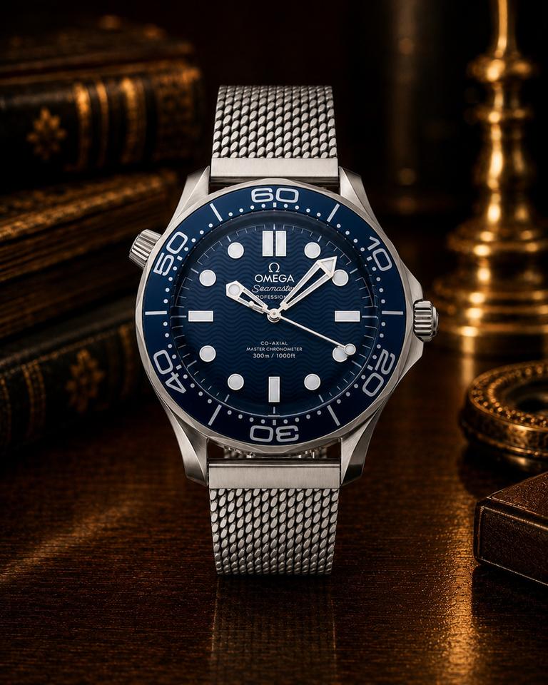 Omega Seamaster Diver 300 M NEW 2026 Seamaster Diver 300M Master 42 Stainless Steel / James Bond 60th Anniversary Ref. 210.30.42.20.03.002