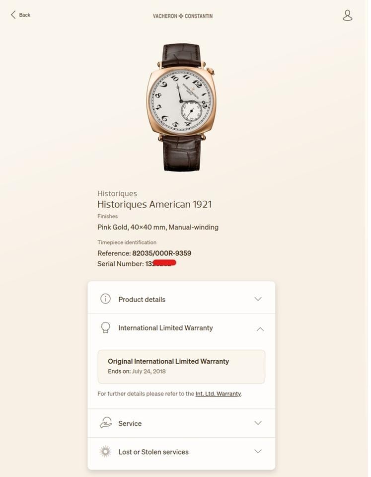 Vacheron Constantin American 1921 2016 Historiques American 1921 Pink Gold Silver Dial Drivers Watch 82035/000R-9359 82035 - view 12