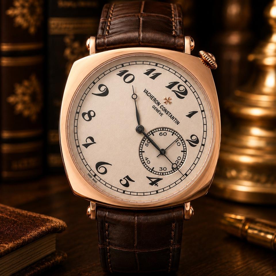 Vacheron Constantin American 1921 2016 Historiques American 1921 Pink Gold Silver Dial Drivers Watch 82035/000R-9359 82035