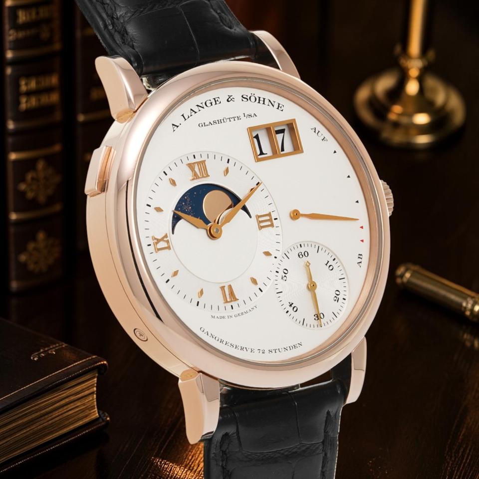 A. Lange & Söhne Grand Lange 1 2022 BOX-PAPERS Grand Lange 1 Moonphase Pink Gold Silver dial 41mm 139.032 - view 4