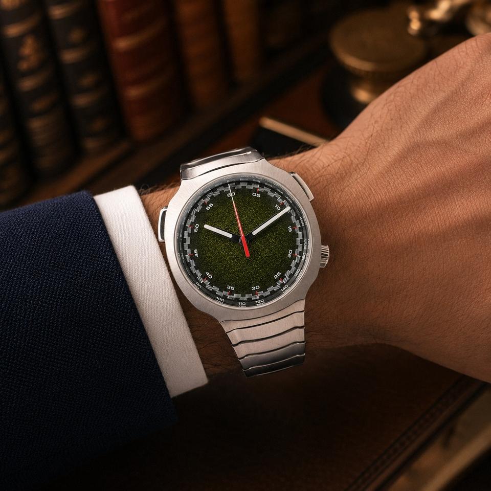 H.Moser & Cie. Streamliner Flyback Matrix Green Fume 6907-1205 42.3mm - view 2