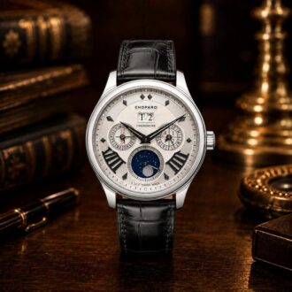 Chopard L.U.C Ref. 16/1894 L.U.C Lunar One Limited Edition White Gold Perpetual Calendar Leap year moonphase 24 hour indication