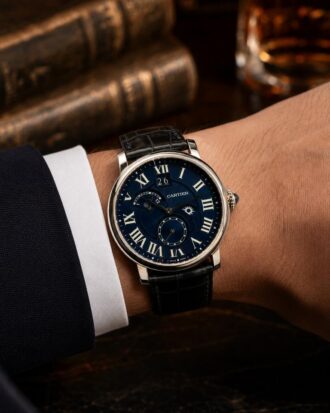 Cartier Rotonde de Cartier Retrograde GMT White Gold Blue Dial Mens Watch W1556241 Limited to 200pcs - view 2