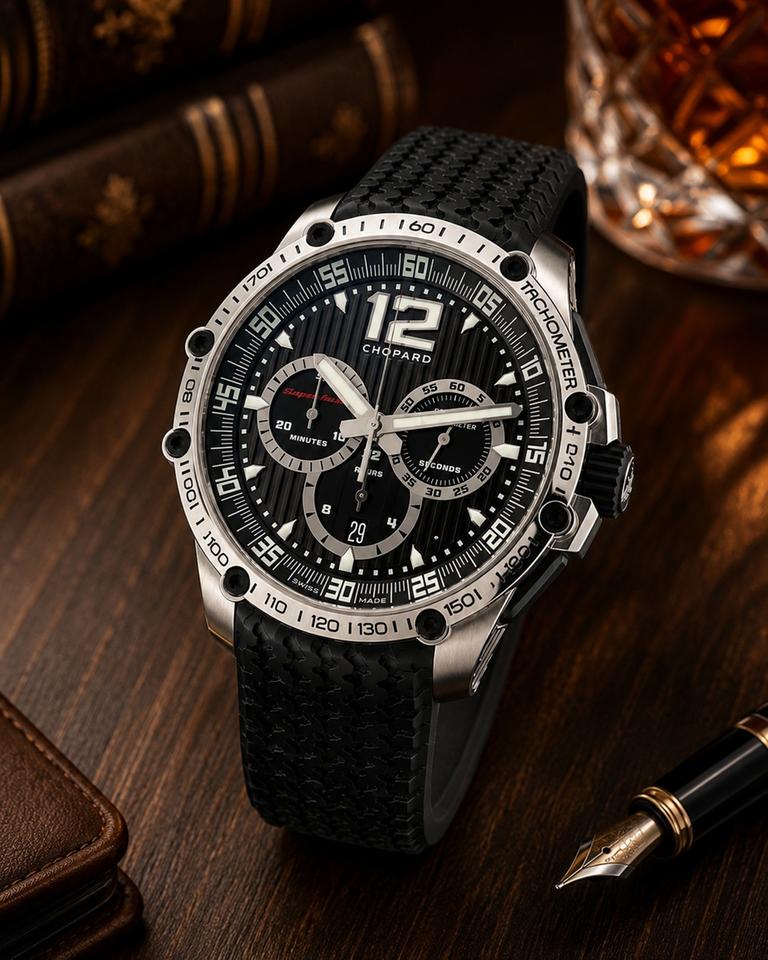 Chopard Superfast Classic Racing Superfast Black/Rubber 45 mm Ref. 168523-3001