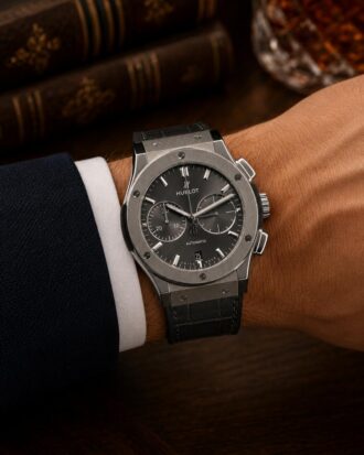 Hublot Classic Fusion Racing Grey 42 Chronograph Titanium / Racing Grey / Rubber Ref. 541.NX.7070.LR - view 2