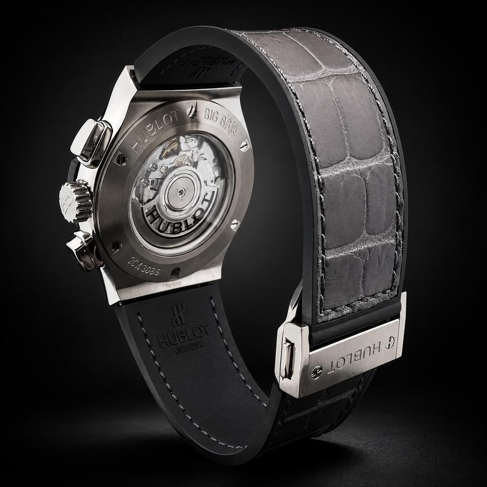 Hublot Classic Fusion Racing Grey 42 Chronograph Titanium / Racing Grey / Rubber Ref. 541.NX.7070.LR - view 7