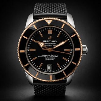 Breitling Superocean Heritage B20 Automatic 44 Rubber Gold Steel Red Gold / Black / Rubber / Folding clasp Ref. UB2030121B1S1