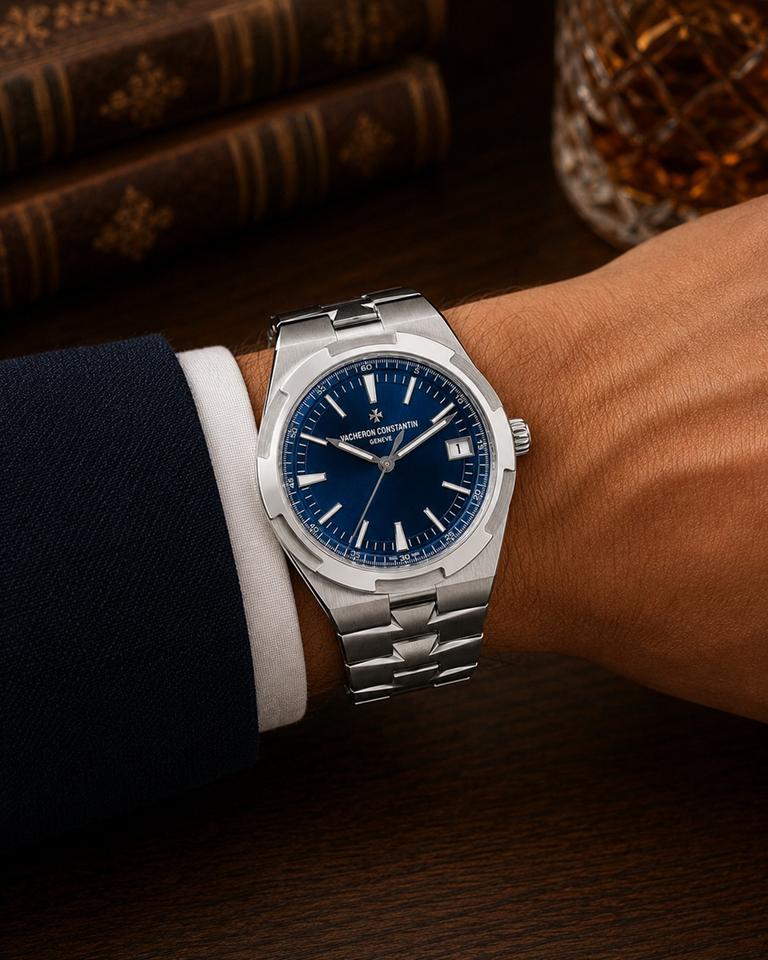 Vacheron Constantin Overseas Date Stainless Steel Blue dial 41mm 4500V/110A-B128 - view 2