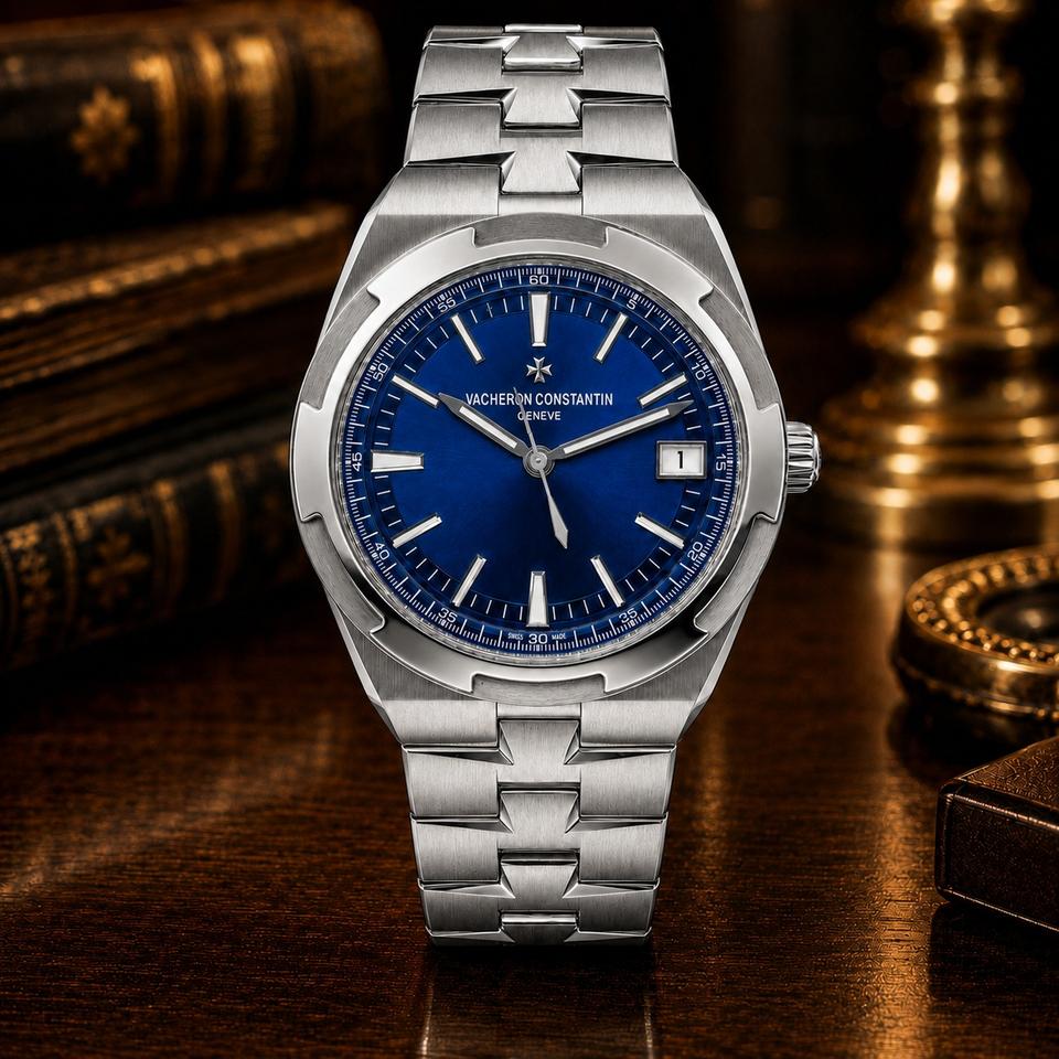 Vacheron Constantin Overseas Date Stainless Steel Blue dial 41mm 4500V/110A-B128