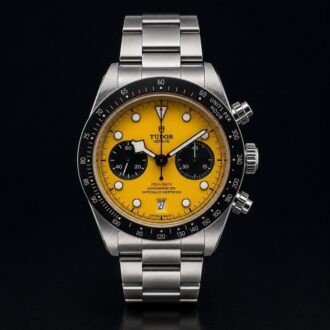 Tudor Black Bay NEW 2026 Black Bay Chrono 39 Bumblebee Stainless Steel / Yellow / Bracelet full set M79310N-0001 - view 2