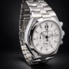 Vacheron Constantin Overseas Chronograph Stainless Steel / White / Bracelet 49150/B01A Ref. 49150/B01A-9095 - view 9