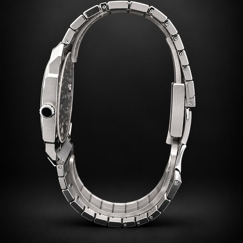 Bulgari Octo Finissimo S Stainless Steel / Blue / Bracelet 103431 FULL SET Excellent condition - view 4