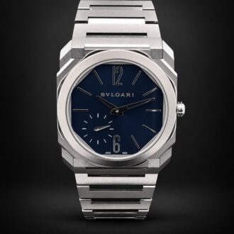 Bulgari Octo Finissimo S Stainless Steel / Blue / Bracelet 103431 FULL SET Excellent condition - view 2