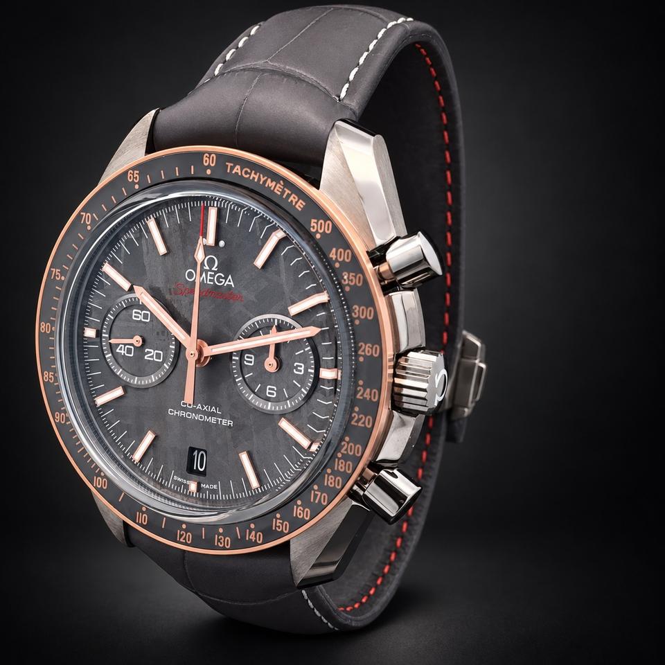 Omega Speedmaster NEW Speedmaster Moonwatch Grey Side of the Moon Meteorite dial 311.63.44.51.99.001 - view 3
