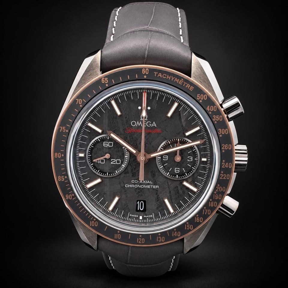 Omega Speedmaster NEW Speedmaster Moonwatch Grey Side of the Moon Meteorite dial 311.63.44.51.99.001 - view 2