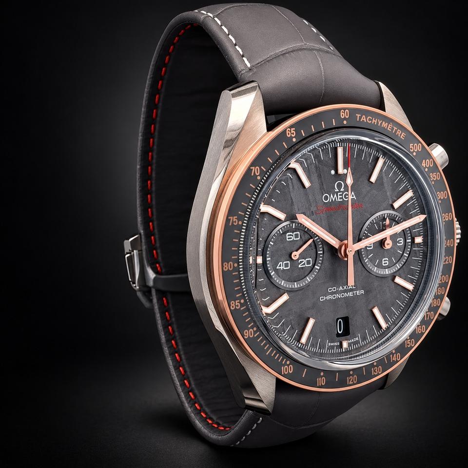 Omega Speedmaster NEW Speedmaster Moonwatch Grey Side of the Moon Meteorite dial 311.63.44.51.99.001 - view 10