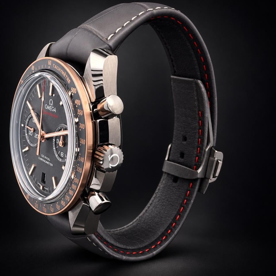 Omega Speedmaster NEW Speedmaster Moonwatch Grey Side of the Moon Meteorite dial 311.63.44.51.99.001 - view 4