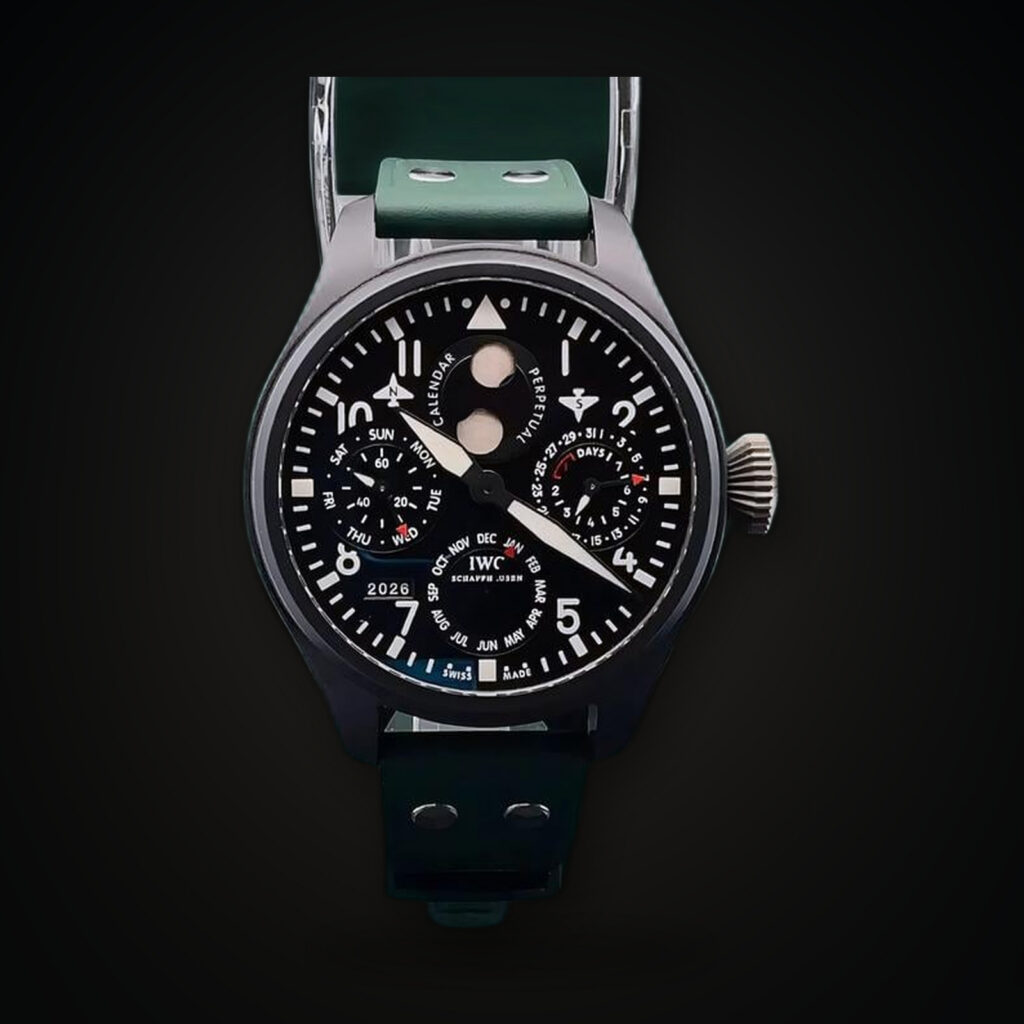 IWC Big Pilot Top Gun Perpetual Calendar Ceramic 48mm IW502902 2016 dated immaculate condition