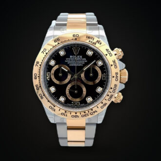 Rolex Daytona Cosmograph Daytona 116503-0008 Stainless Steel / Yellow Gold / Black - Diamond Dial Fullset