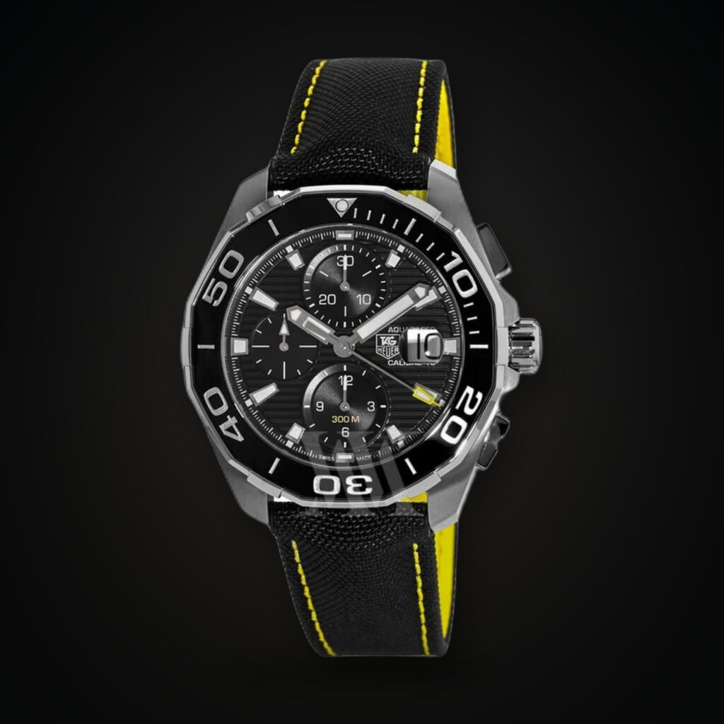 TAG Heuer Aquaracer 300M Calibre 16 43 Stainless Steel / Black / Nylon NEW OLD STOCK Ref. CAY211A.FC6361