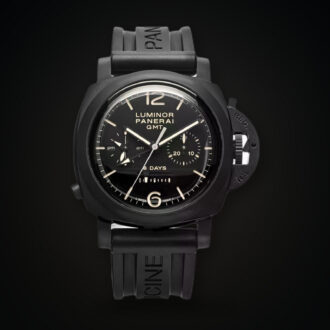 Panerai Luminor 1950 44 Chrono Monopulsante 8 Days GMT Ceramic / Black PAM00317 Ref. PAM 00317