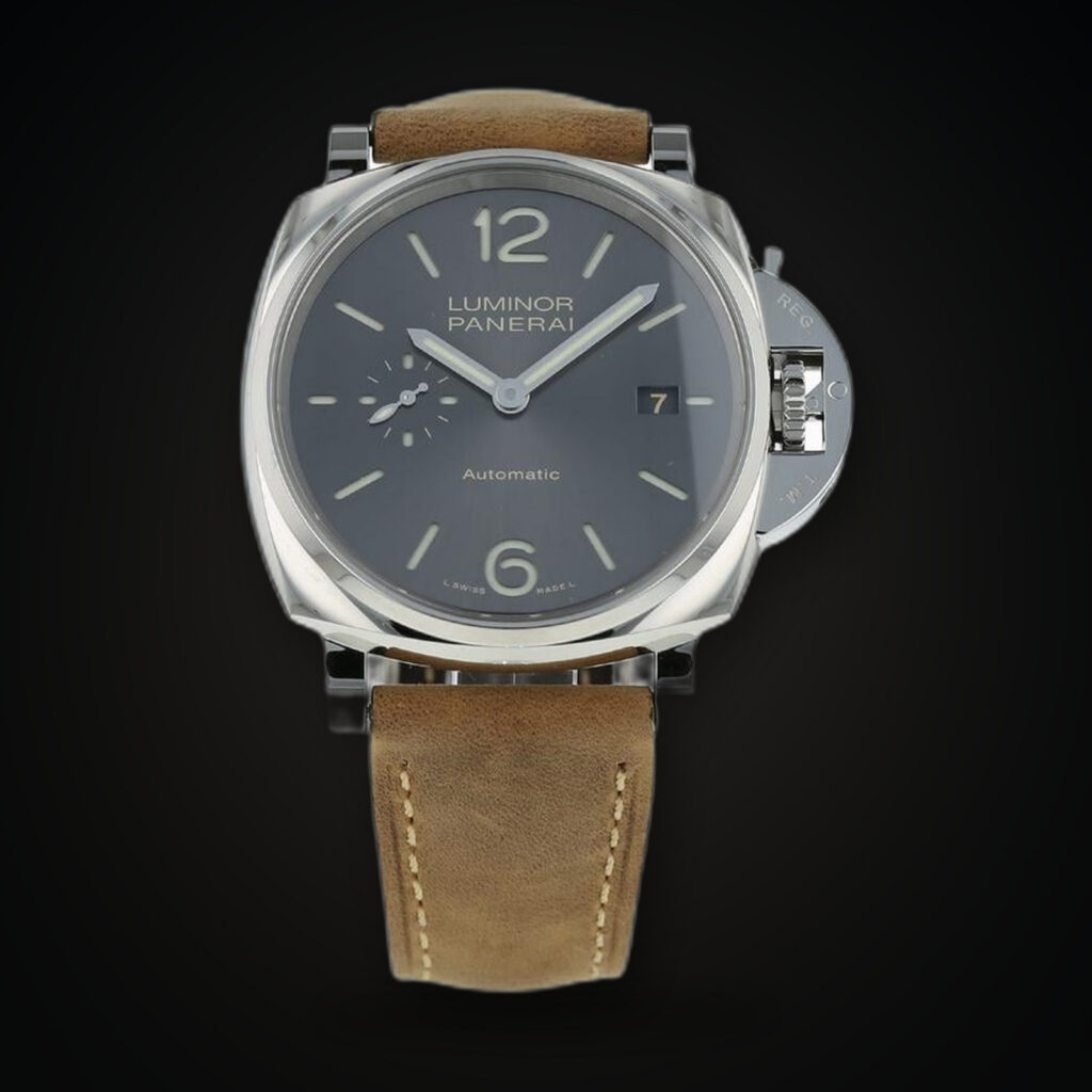 Panerai Luminor Due NEW Luminor Due 42 3 Days Date Stainless Steel / Grey PAM00904 Ref. PAM 00904