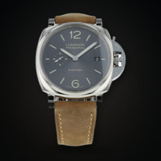 Panerai Luminor Due NEW Luminor Due 42 3 Days Date Stainless Steel / Grey PAM00904 Ref. PAM 00904